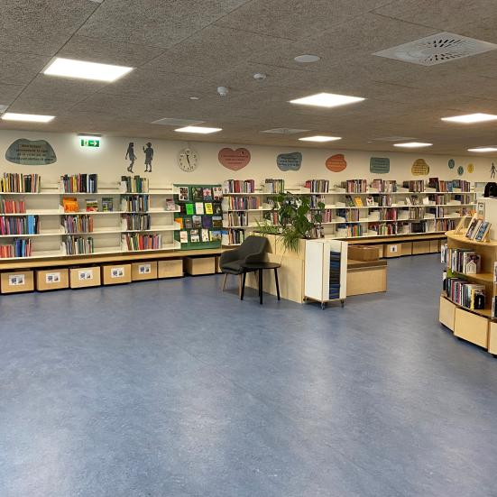 Billede af Nørre Snede Biblioteks lokale 