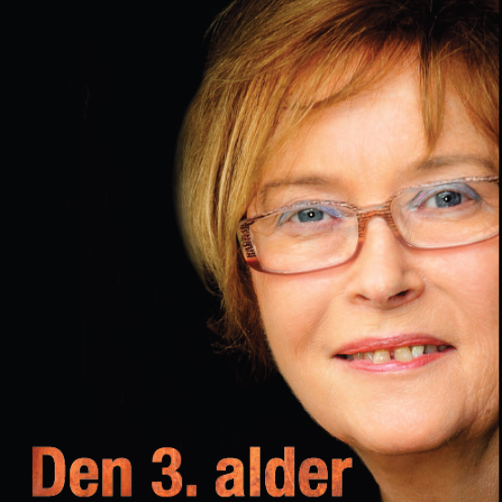 billede med kvinde med briller og tekst