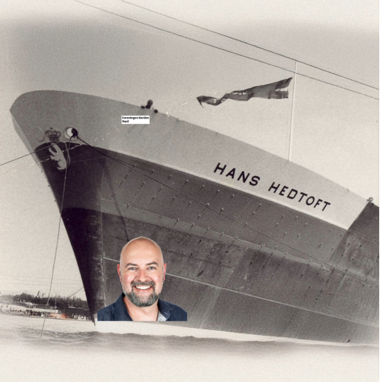 billede af skibet Hans Hedtoft 
