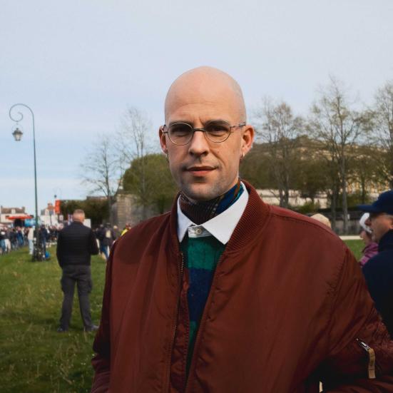 Billedet forestiller forfatter Niclas Sten