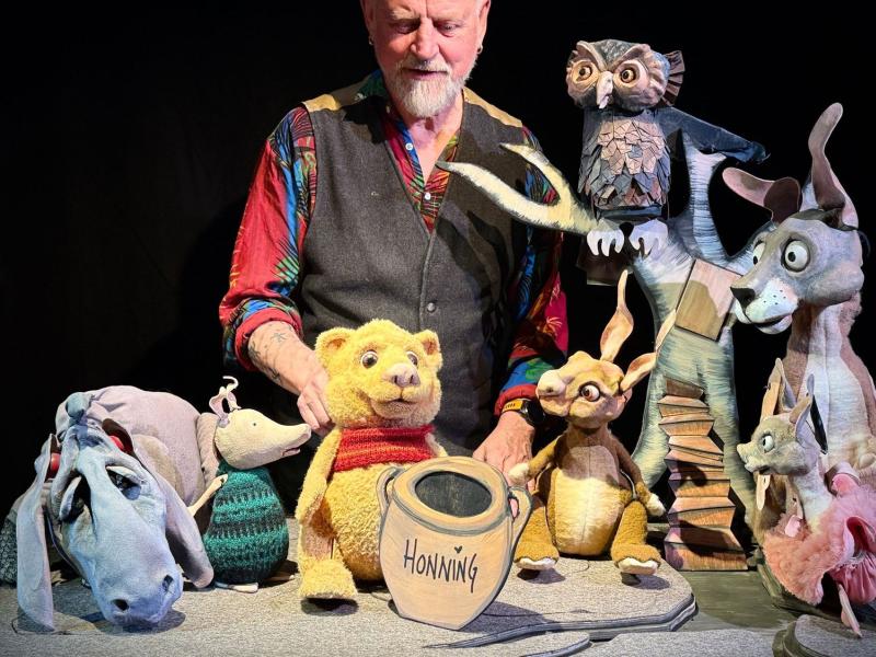 Dukker fra Peter Plys teater - ved Det lille turneteater 