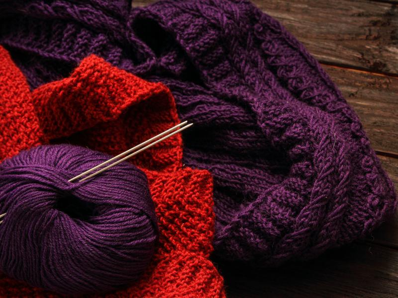 Billede af strikketøj