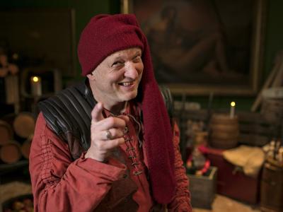 Nisse med løftet pegefinger