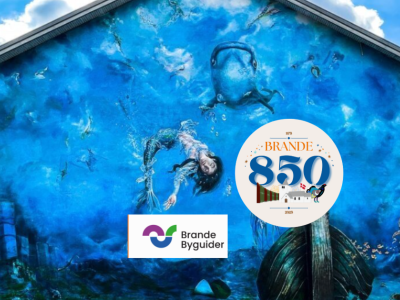 billede af Brande Gavlmaleri