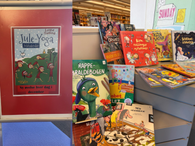 Udstilling med Jule-yoga