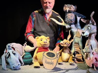 Dukker fra Peter Plys teater - ved Det lille turneteater 