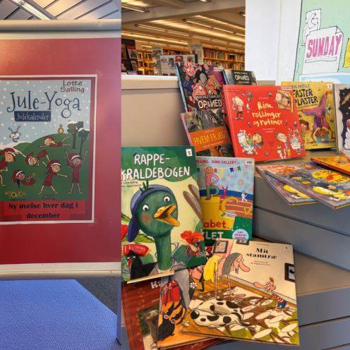 Udstilling med Jule-yoga