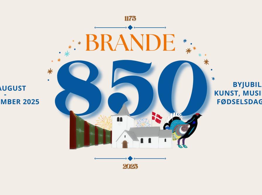Billede af Brande 850 år logo 2