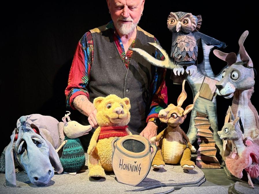 Dukker fra Peter Plys teater - ved Det lille turneteater 