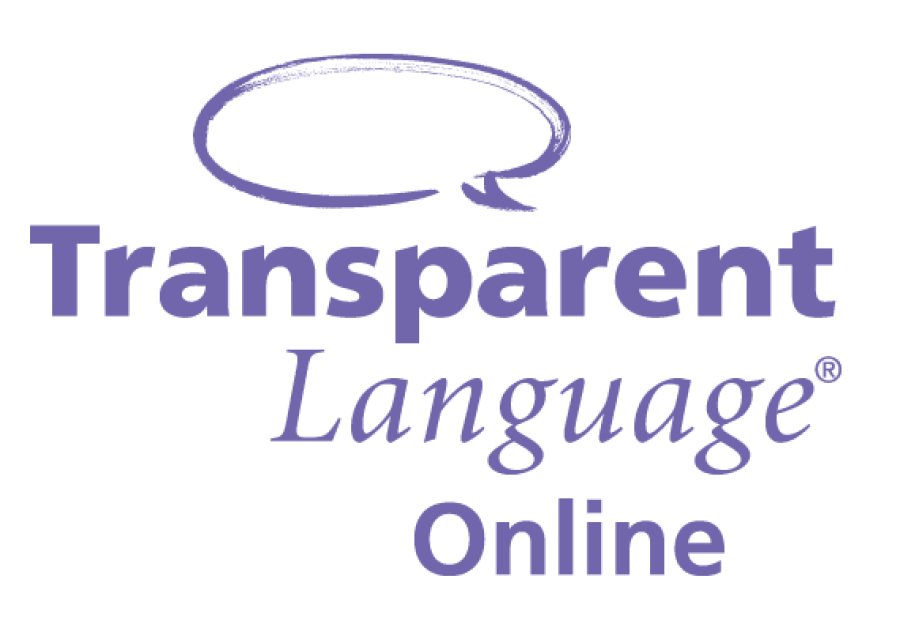 Billedet forestiller logoet til Transparent Language Online